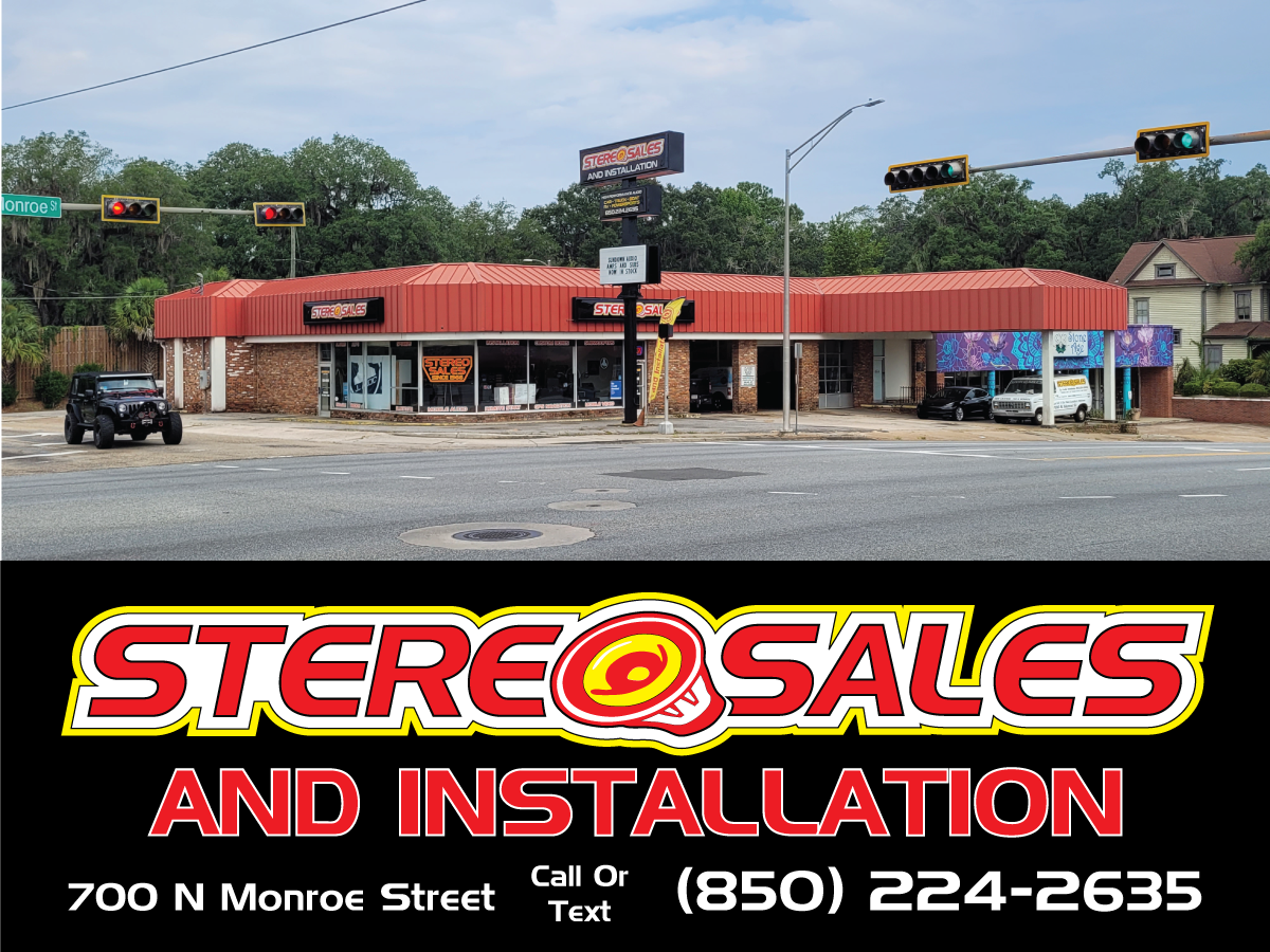 Stereo. Shop Sign Custom Builds - Stereo Sales, Inc.